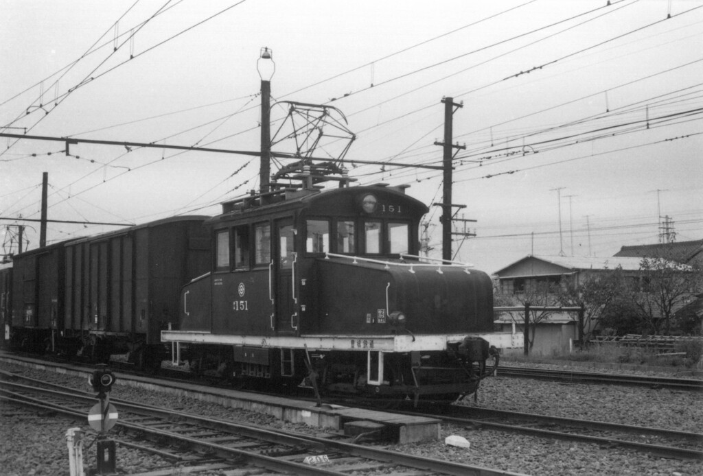 1964年9月20日撮影の豊橋鉄道貨物列車