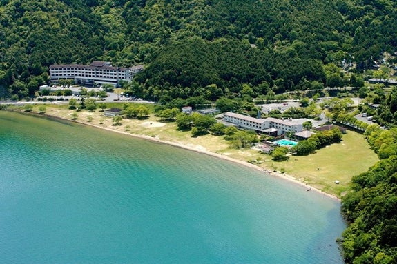 琵琶湖を一望　天然温泉と特選近江牛が自慢のホテルです
