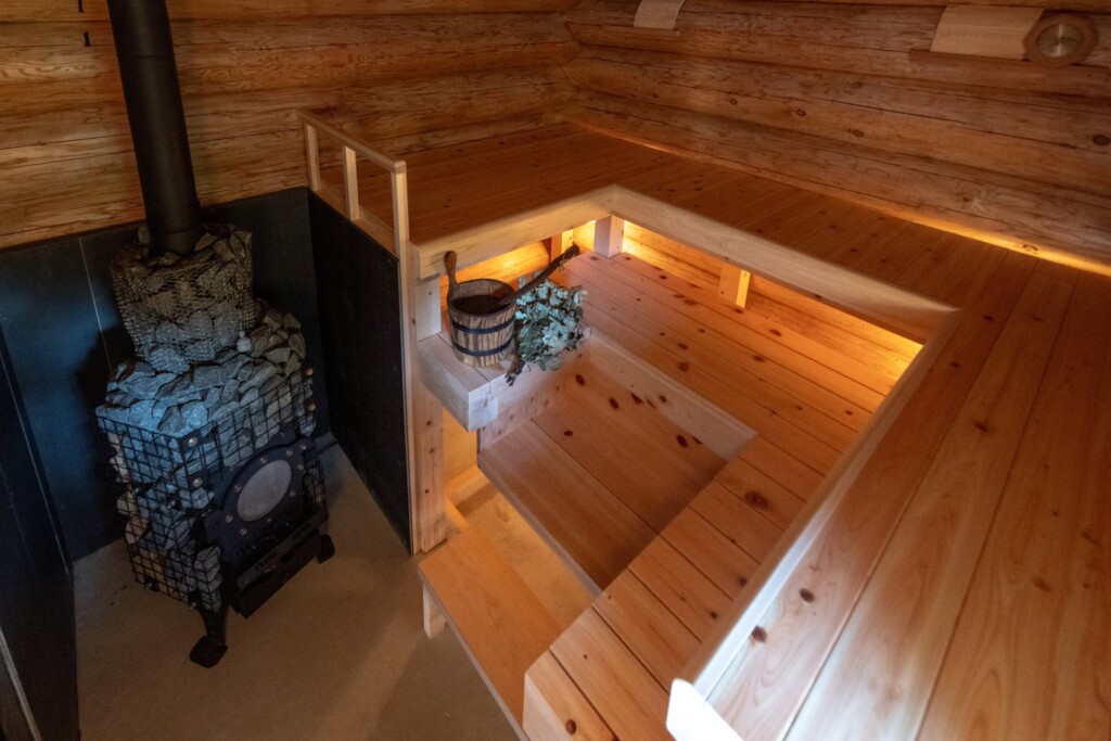 Sauna Aaltoのサウナ室内