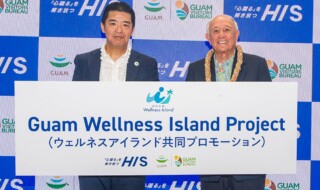 左から、HIS執行役員 個人旅行営業本部長　有田浩三、GVB　局長 兼CEO　カール・TC・グティエレス氏