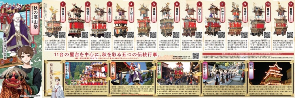 秋の高山祭パンフ表