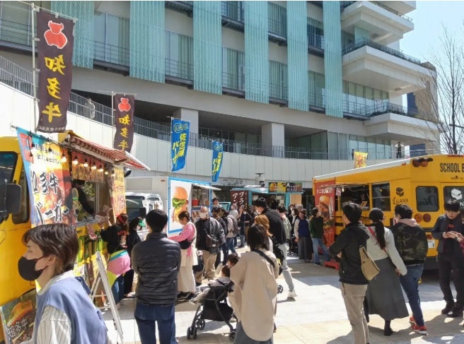 過去のイベントの様子　まちなか広場