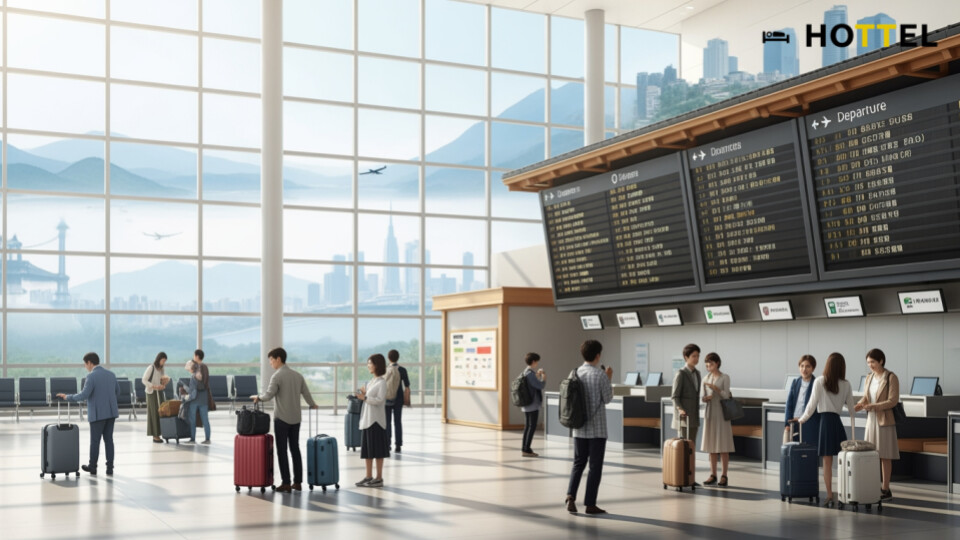 JAL「どこかにマイル」10周年企画を紹介するアイキャッチ画像。旅行を楽しむ人々のシーンを通じて、特典航空券サービスの魅力を表現しています。