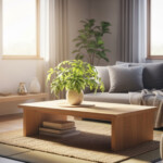 JAL住宅ローンマイル最大30万に関する記事イメージ。現代的な日本のリビングルームのシーンを描写し、快適さや安心感を表現。