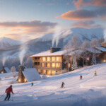 ニセコにタペストリーbyヒルトン開業。雪景色のリゾートとスキーヤーが楽しむ冬の風景を描写したアイキャッチ画像。